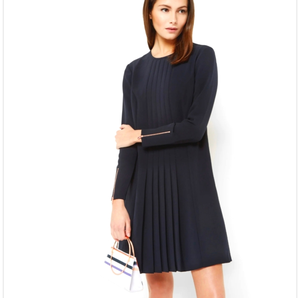 Navy Ted Baker Caara Dress